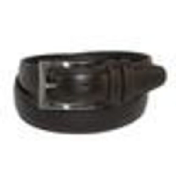 Aquarius Men's Big & Tall Leather Padded Belt with Satin Buckle - Picture 6 of 6